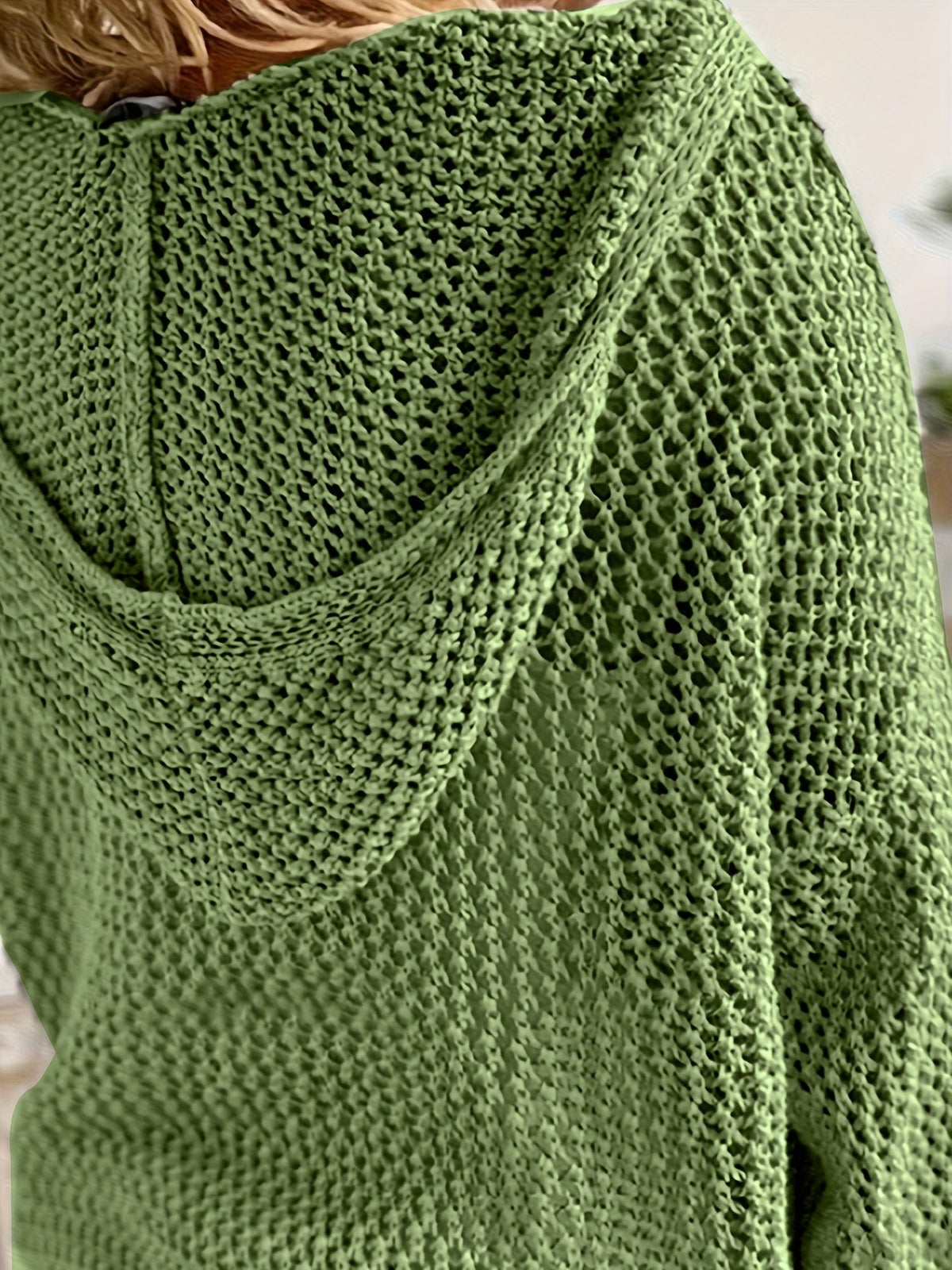 Helvano | Lockerer Strickpullover mit Kapuze