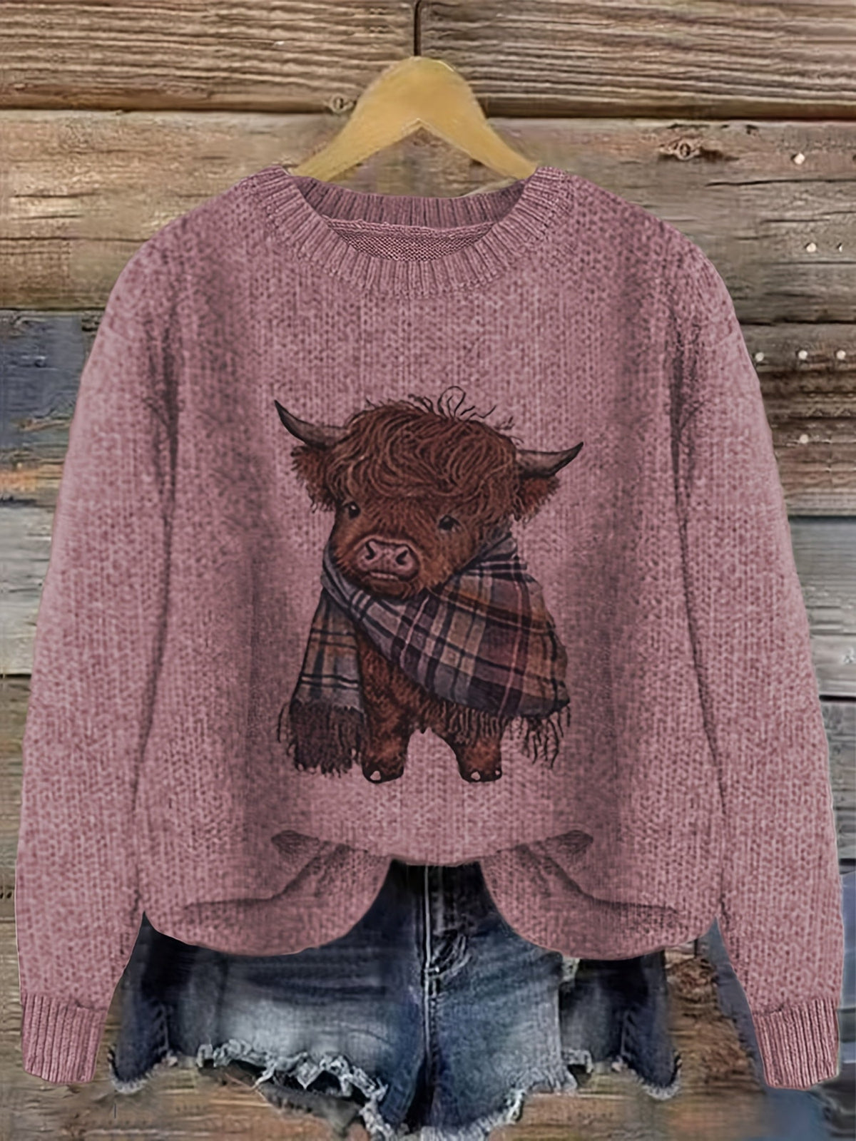 Helvano | Strickpullover mit Rundhalsausschnitt für Damen