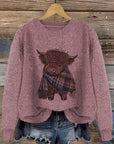 Helvano | Strickpullover mit Rundhalsausschnitt für Damen