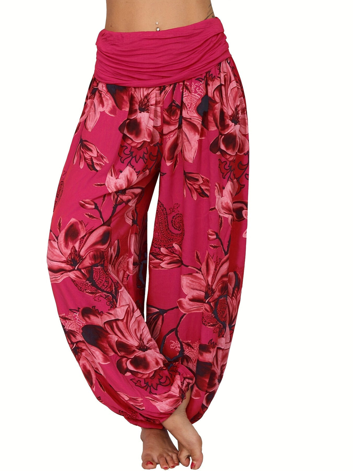 Helvano | Geblümte Hose für Damen