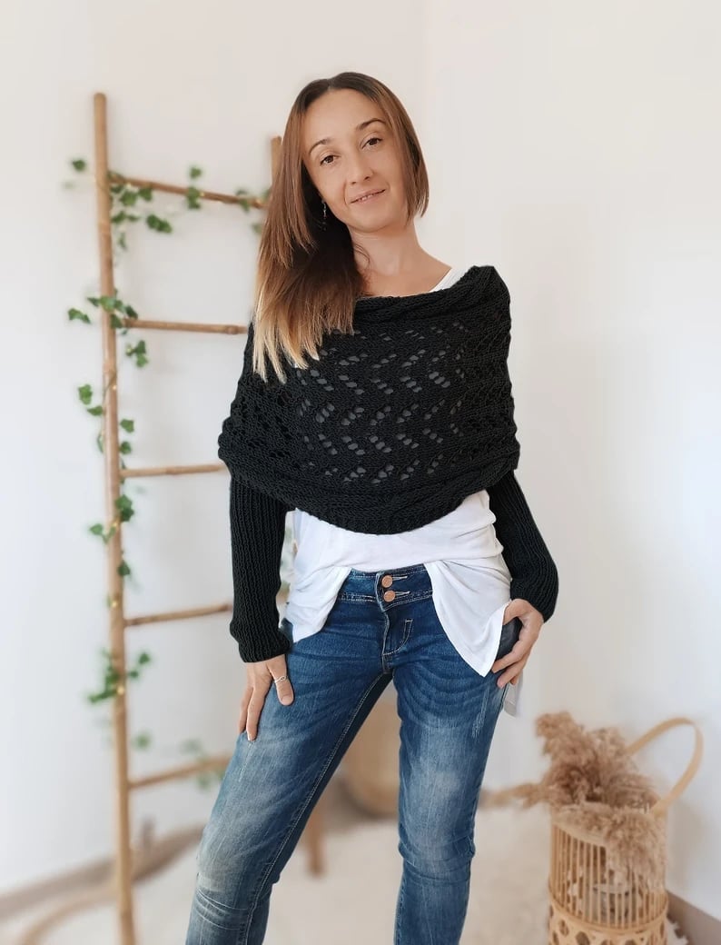 Helvano | Bequemer Strickschal für Damen