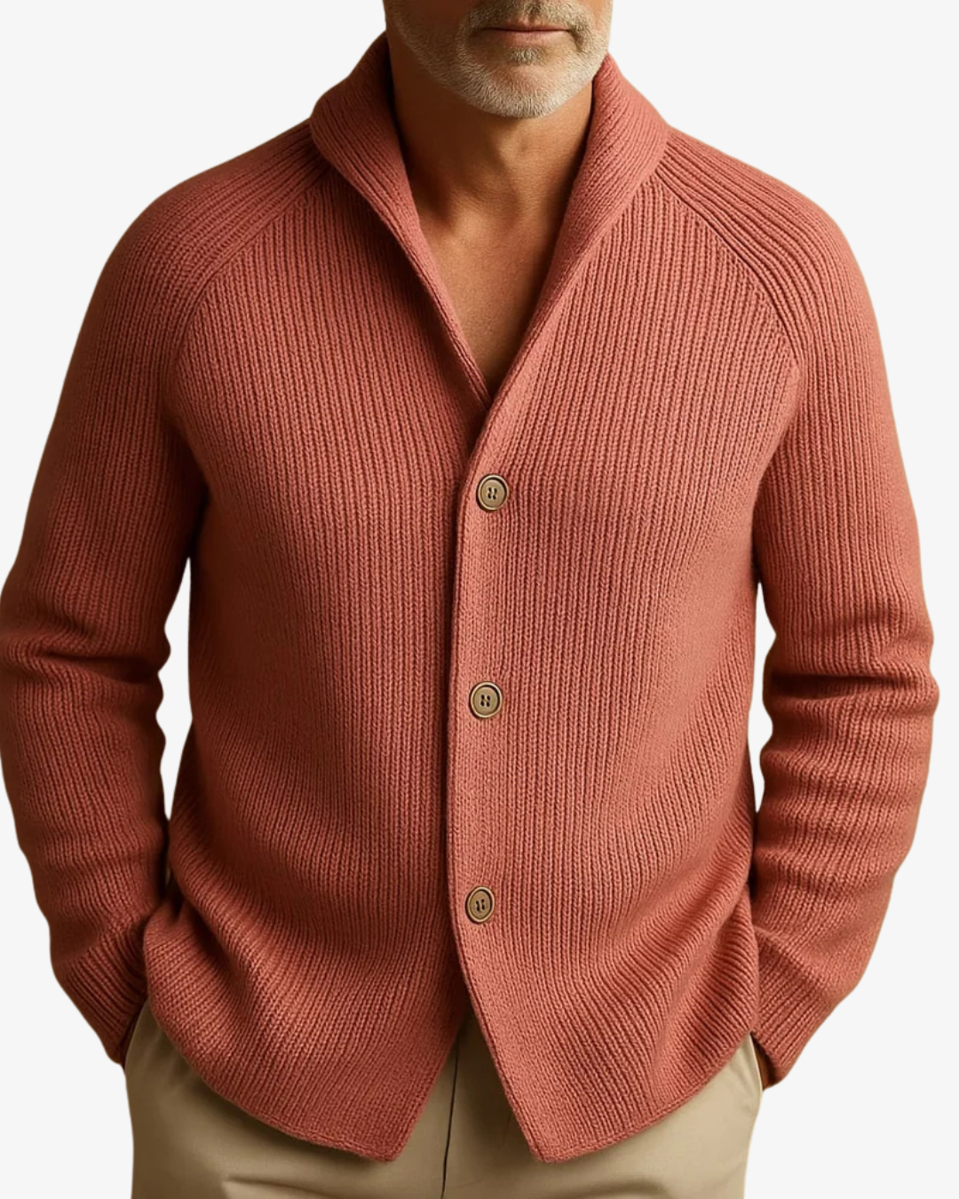Helvano | Strickjacke mit Knopfleiste für Herren