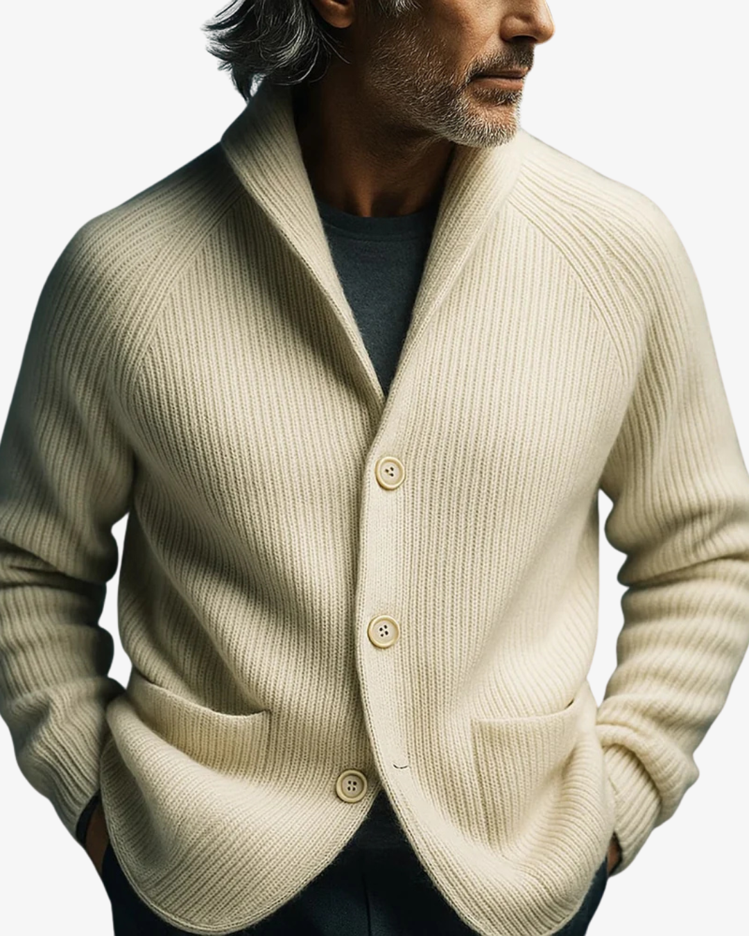 Helvano | Strickjacke mit Knopfleiste für Herren