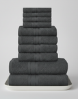 Helvano | 10-teiliges Handtuch-Set aus Baumwollmischung