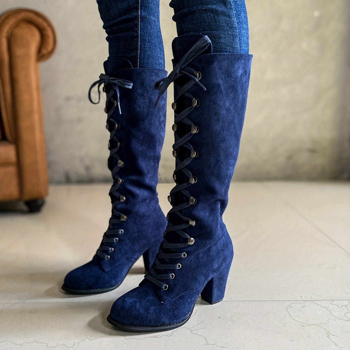 Helvano | Kniehohe Winterstiefel für Damen