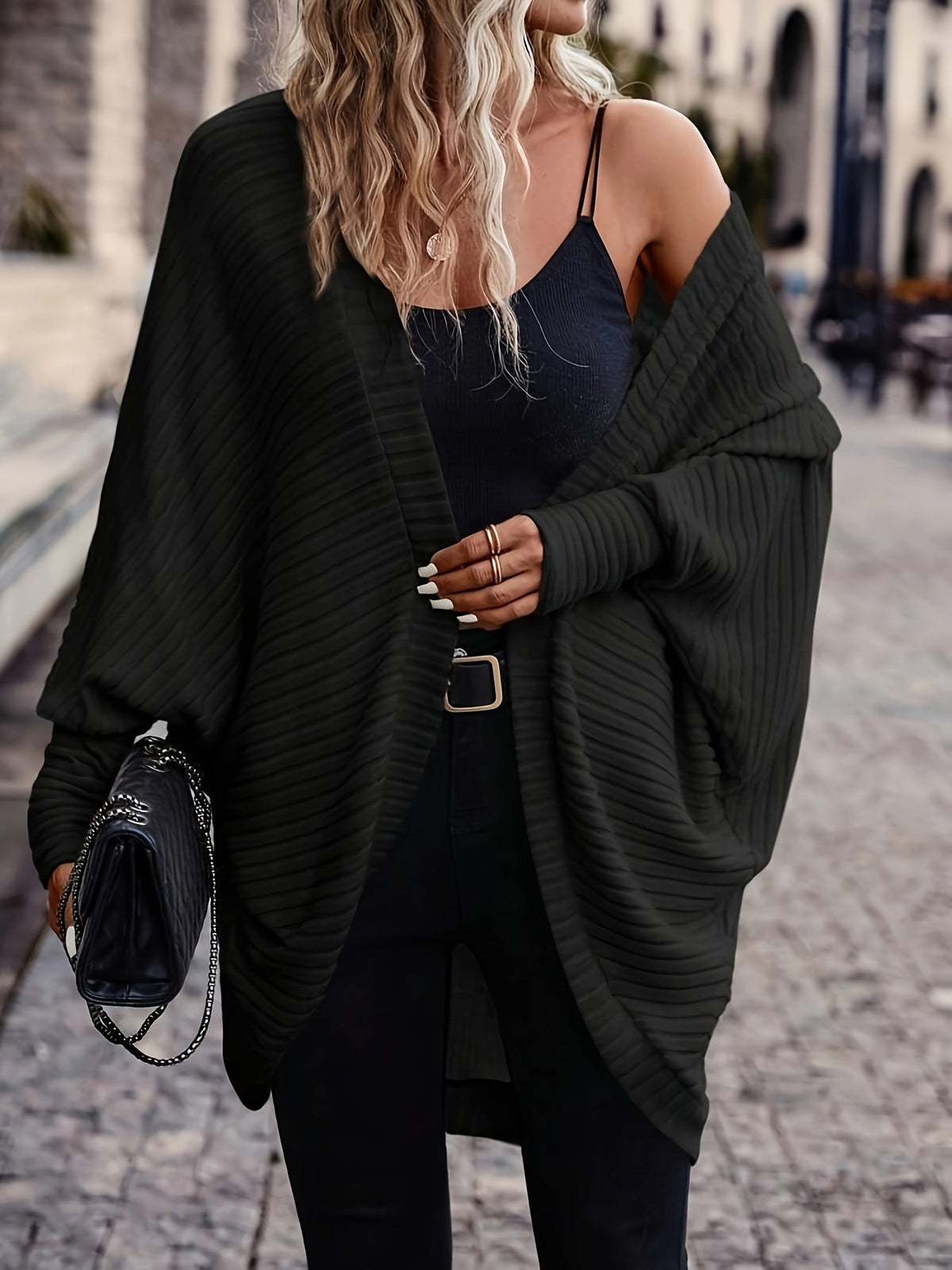 Helvano | Offener Strickcardigan für Damen
