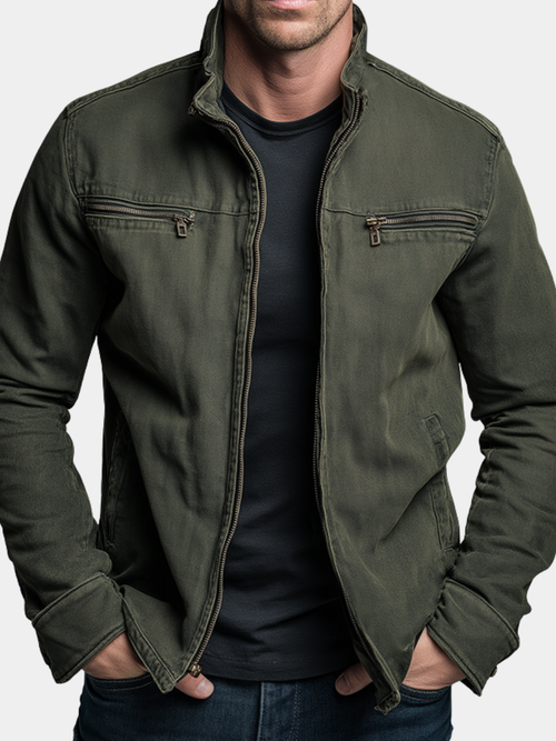 Helvano | Vintage Washed Jacke für Herren