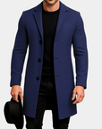 Helvano | Herrenjacke mit Revers und Knöpfen