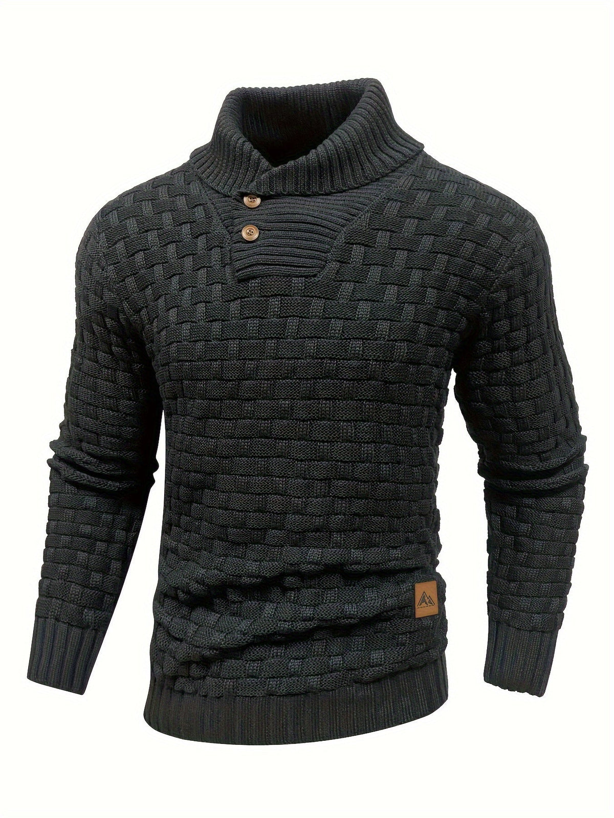 Helvano | Strickpullover mit Schalkragen für Herren