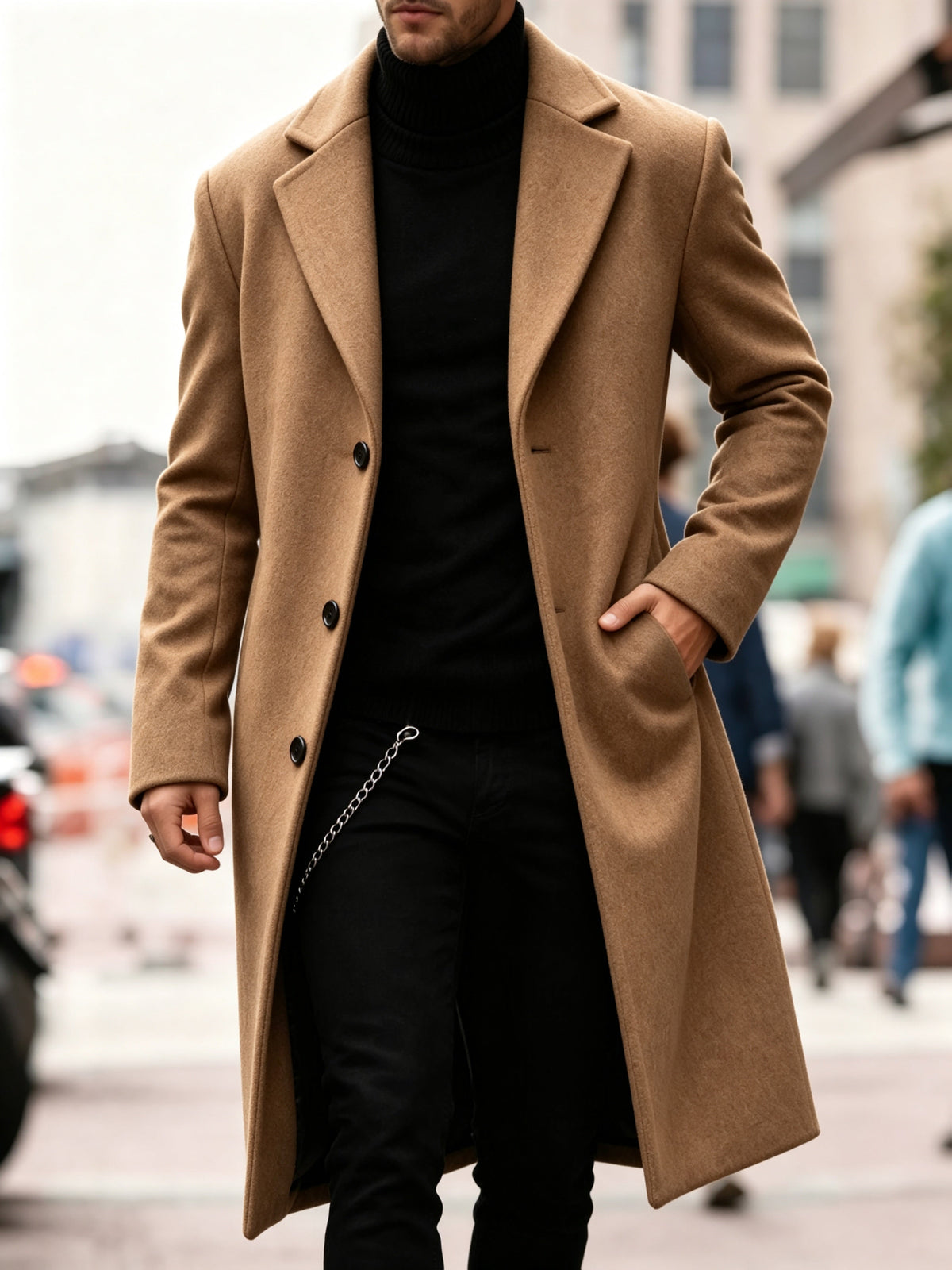 Helvano | Langer Trenchcoat für Herren