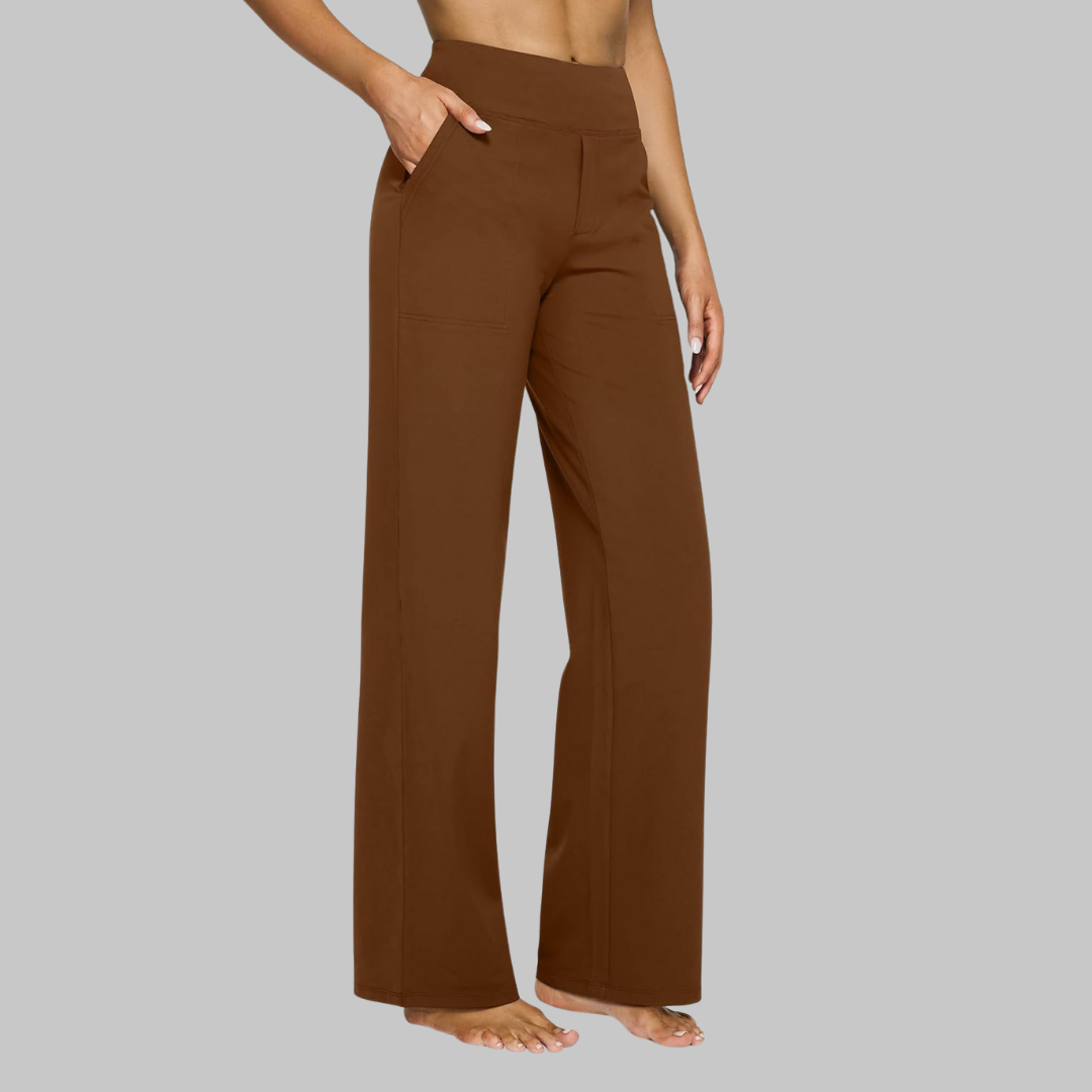 Helvano | Damen Stretch-Hose mit elastischem Bund