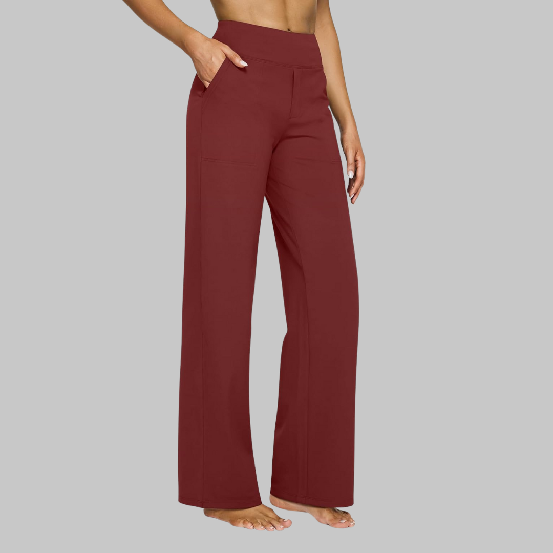 Helvano | Damen Stretch-Hose mit elastischem Bund