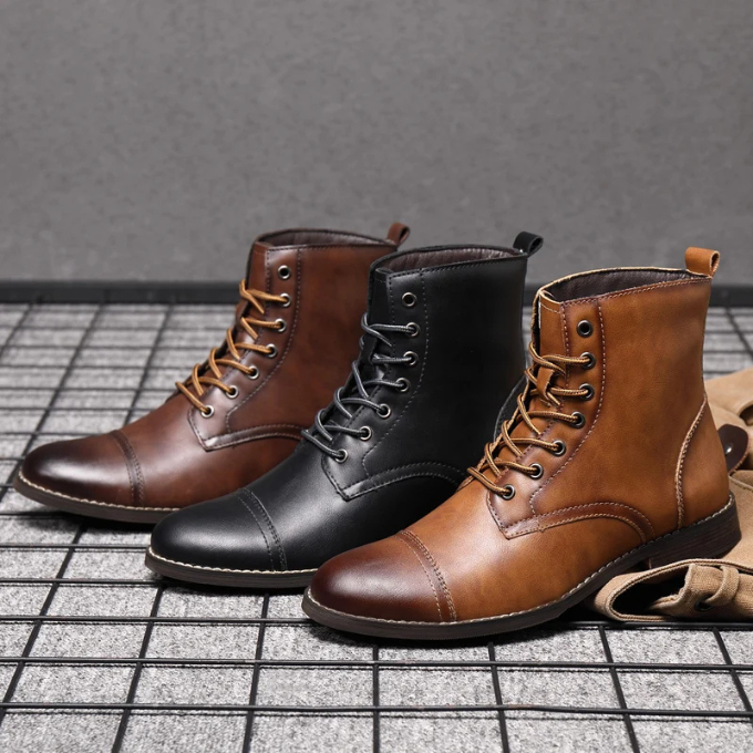 Helvano | Herren-Stiefeletten aus Leder
