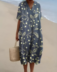 Helvano | Boho Blumenkleid mit lockerem Schnitt