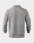 Helvano | Strukturierter Half-Zip Pullover für Herren