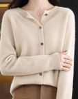 Helvano | Strickpullover für Damen mit Rundhalsausschnitt