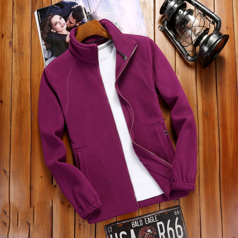 Helvano | Fleecejacke mit Stehkragen für Damen
