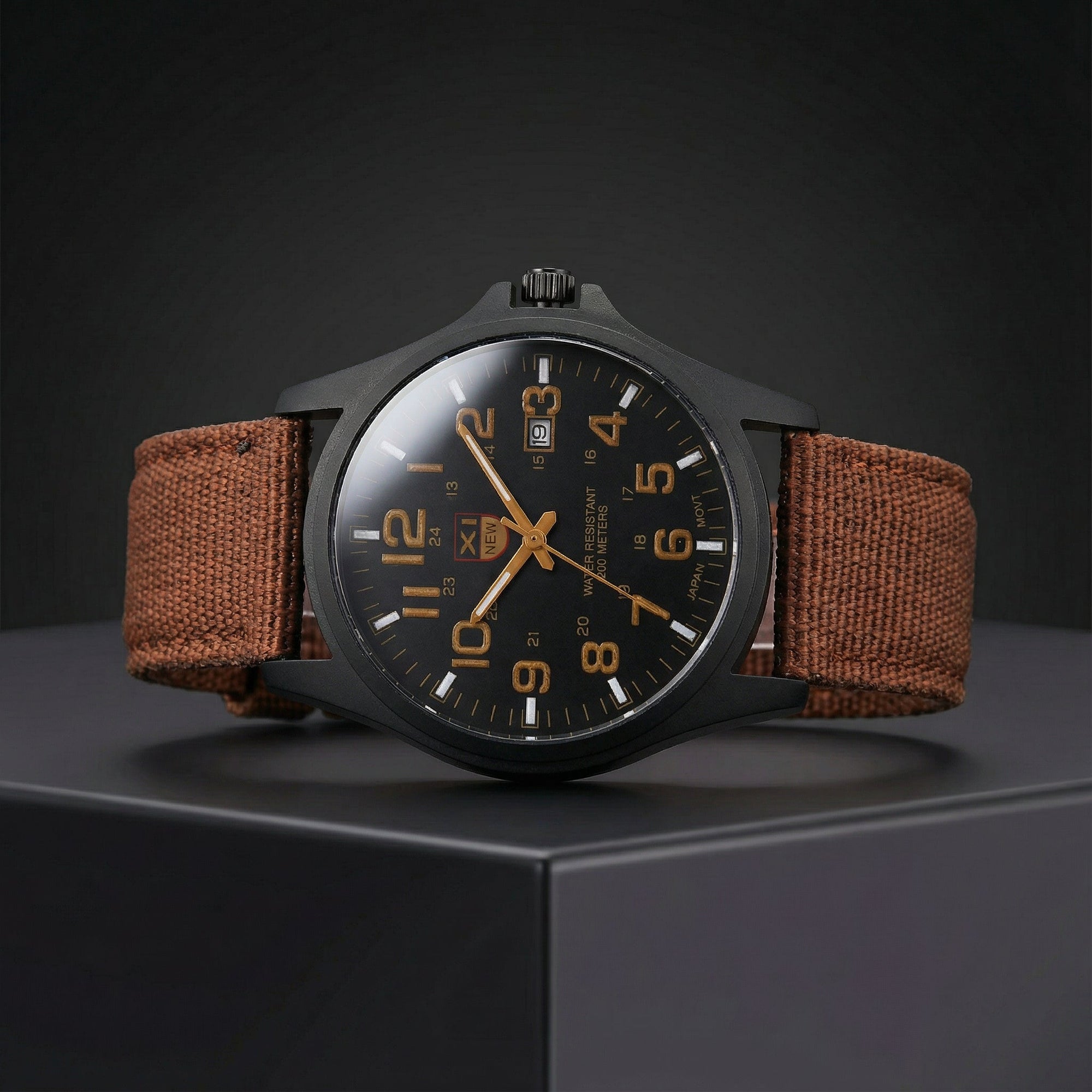 Helvano | Taktische Herrenuhr mit Edelstahlgehäuse