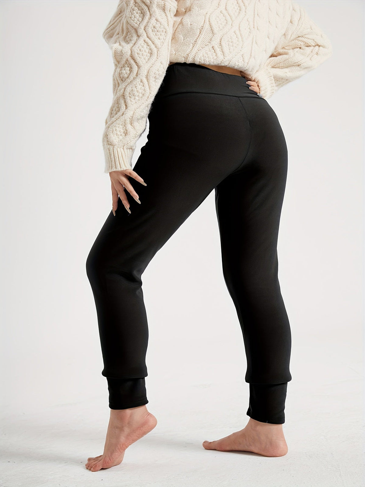 Helvano | Kuschelige High-Waist Winterleggings für Damen