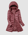 Helvano | Ultraleichte Daunenjacke mit Kapuze für Damen
