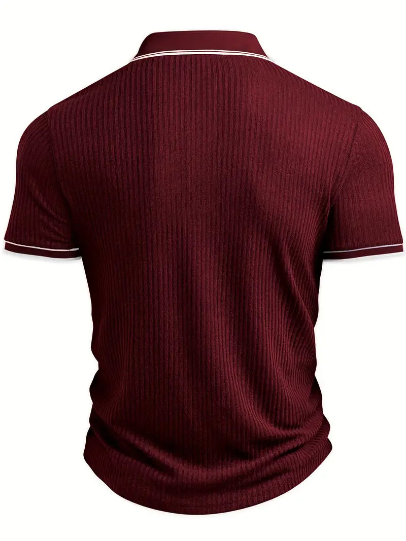 Helvano | Herren T-Shirt mit Struktur