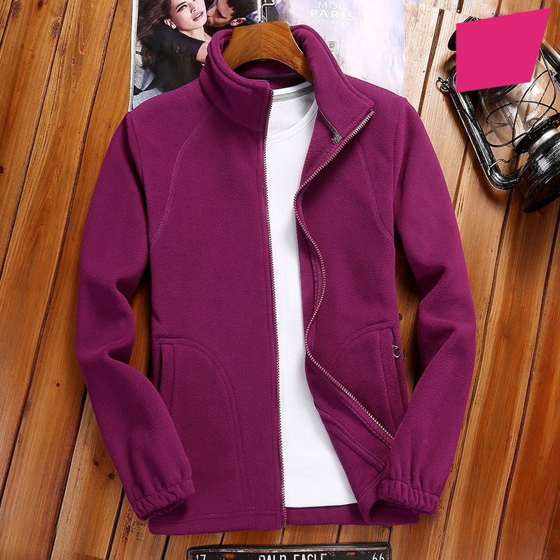 Helvano | Fleecejacke mit Stehkragen für Damen