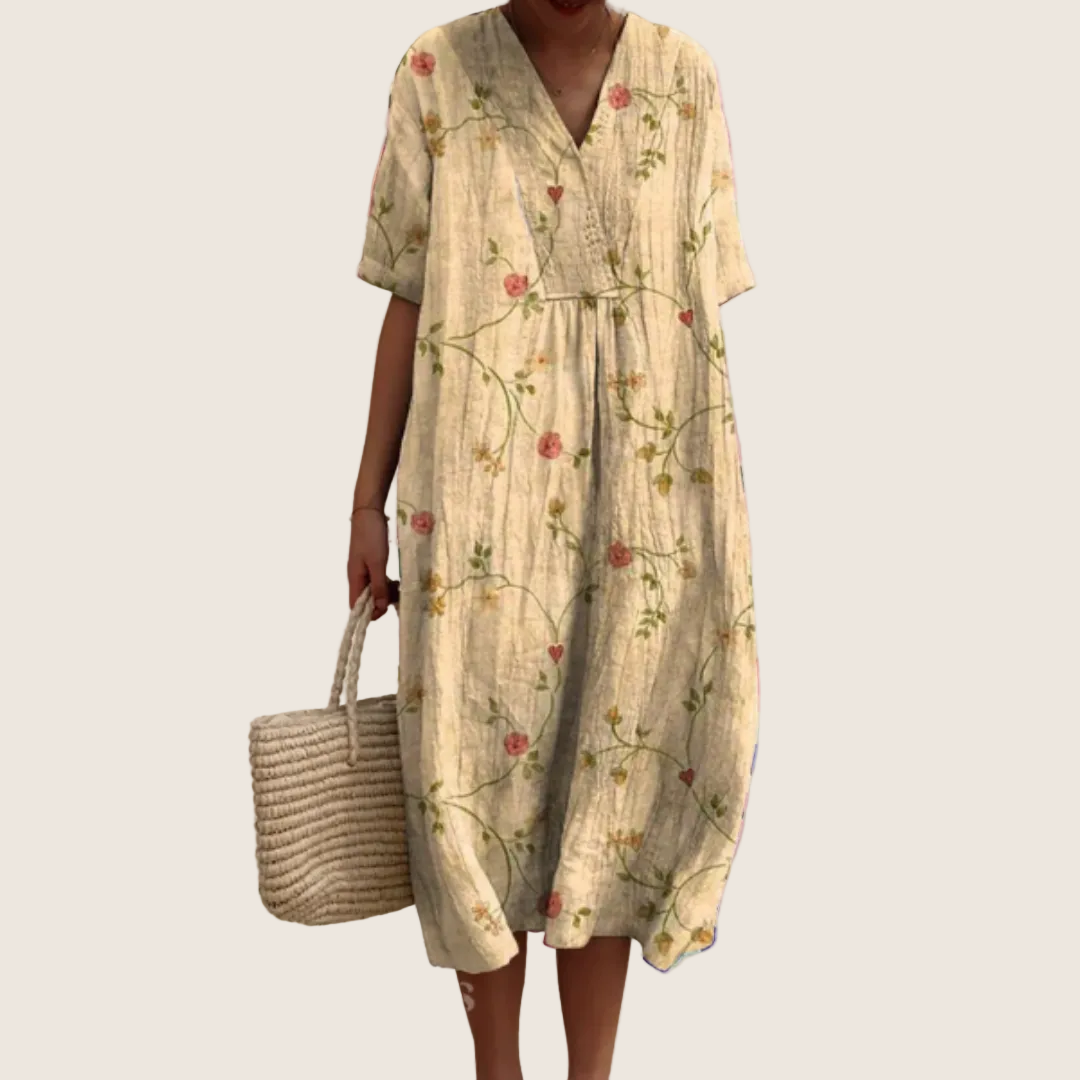 Helvano | Sommerkleid mit Blumenmuster für Damen