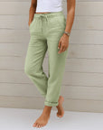 Helvano | Leinen-Mischhose für Damen