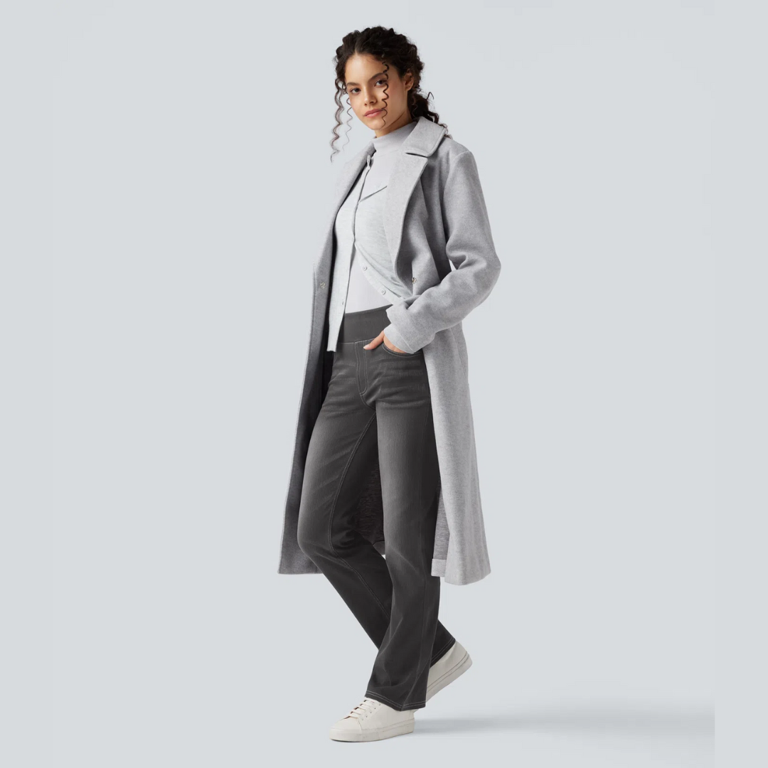 Helvano | Bootcut-Jeans mit hohem Bund für Damen