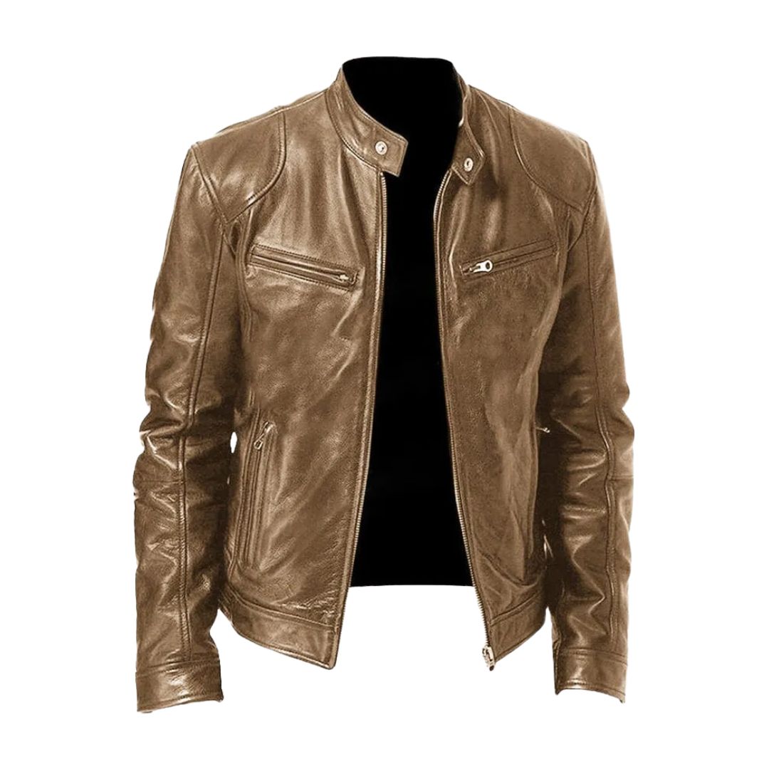 Helvano | Slim-Fit Herrenjacke mit Stehkragen
