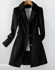 Helvano | Damen Trenchcoat mit Reverskragen im Vintage-Stil