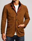 Helvano | Wildlederjacke für Herren in Slim-Fit