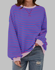 Helvano | Gestreiftes Langarm-Sweatshirt für Damen