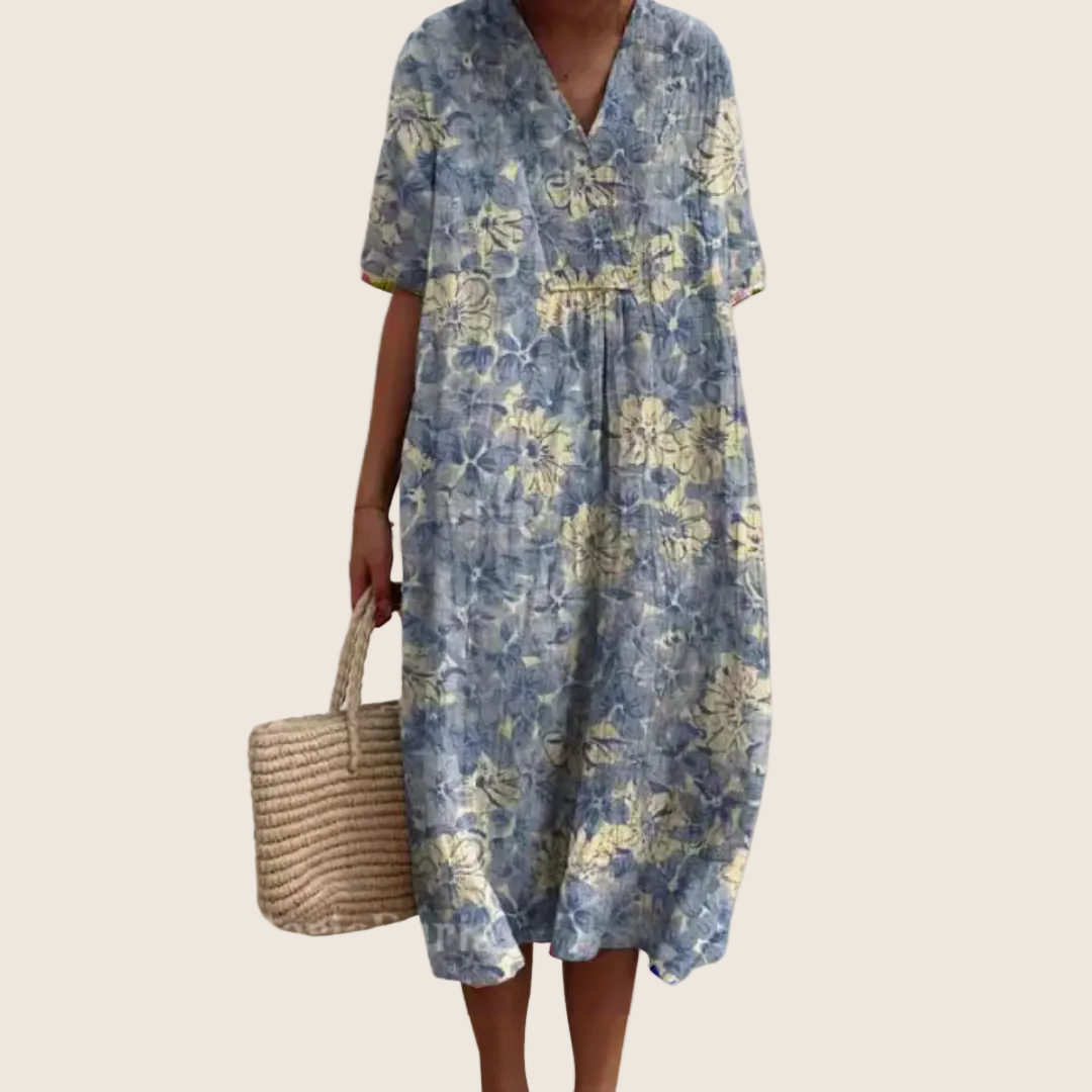 Helvano | Sommerkleid mit Blumenmuster für Damen