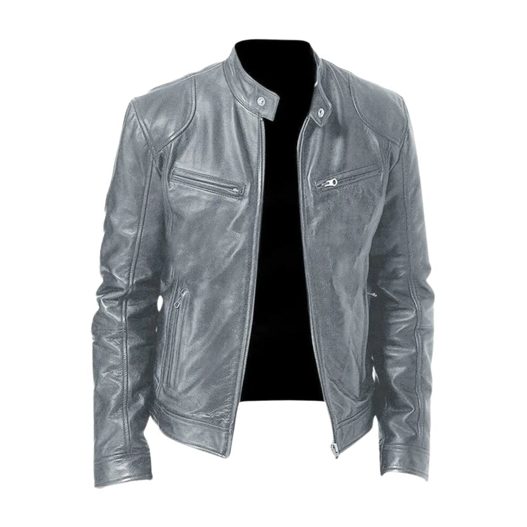 Helvano | Slim-Fit Herrenjacke mit Stehkragen