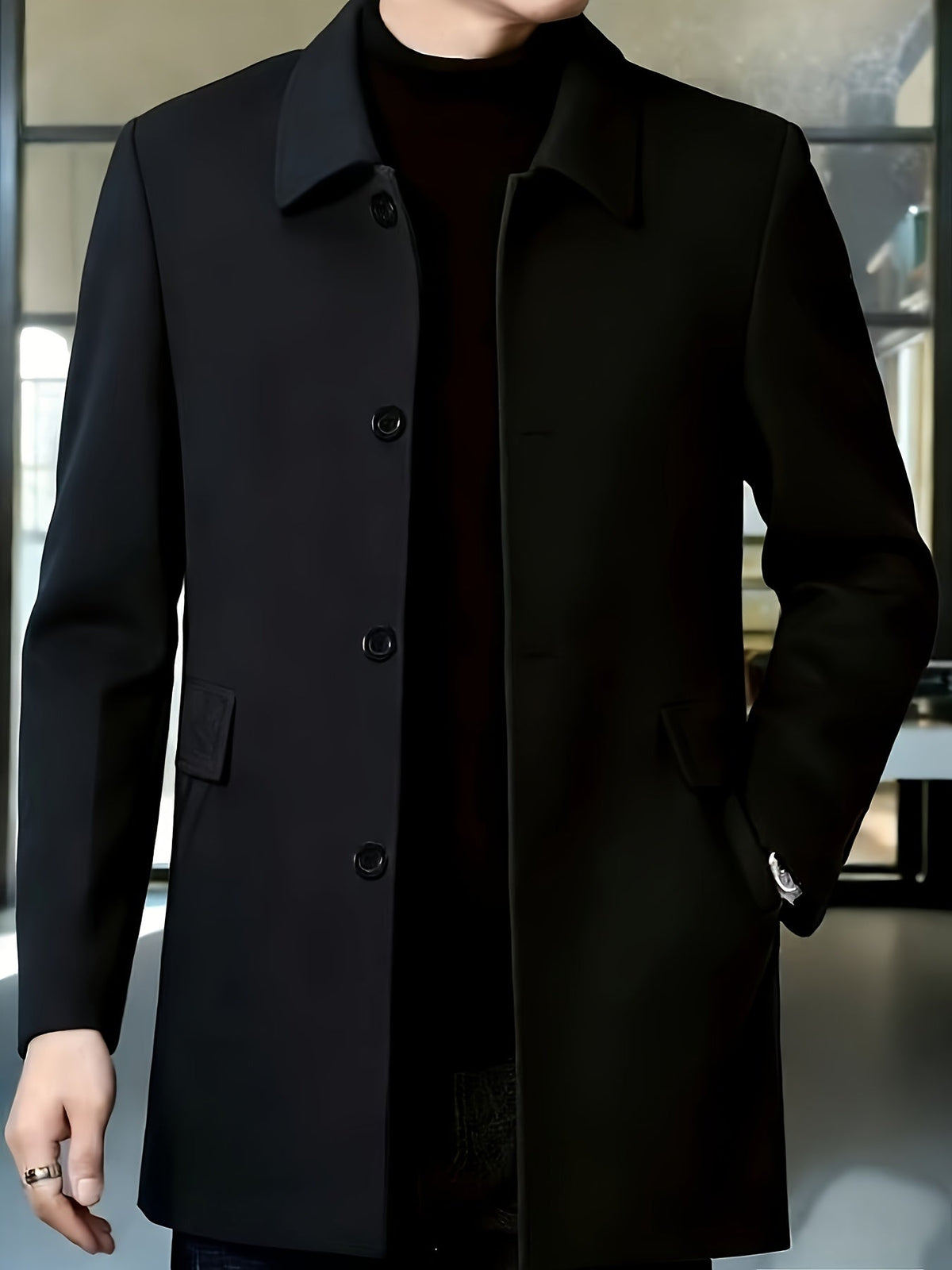 Helvano | Fleecejacke mit Revers für Herren