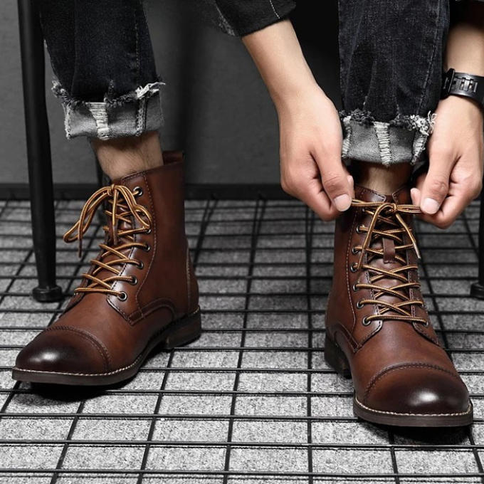 Helvano | Herren-Stiefeletten aus Leder