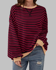 Helvano | Gestreiftes Langarm-Sweatshirt für Damen