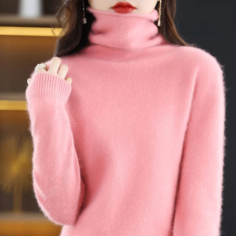 Helvano | Rollkragenpullover für Damen in Weiss