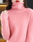 Helvano | Rollkragenpullover für Damen in Weiss