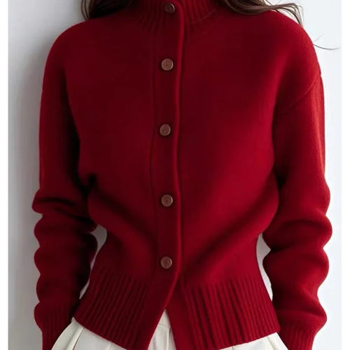 Helvano | Strickjacke mit Stehkragen für Damen