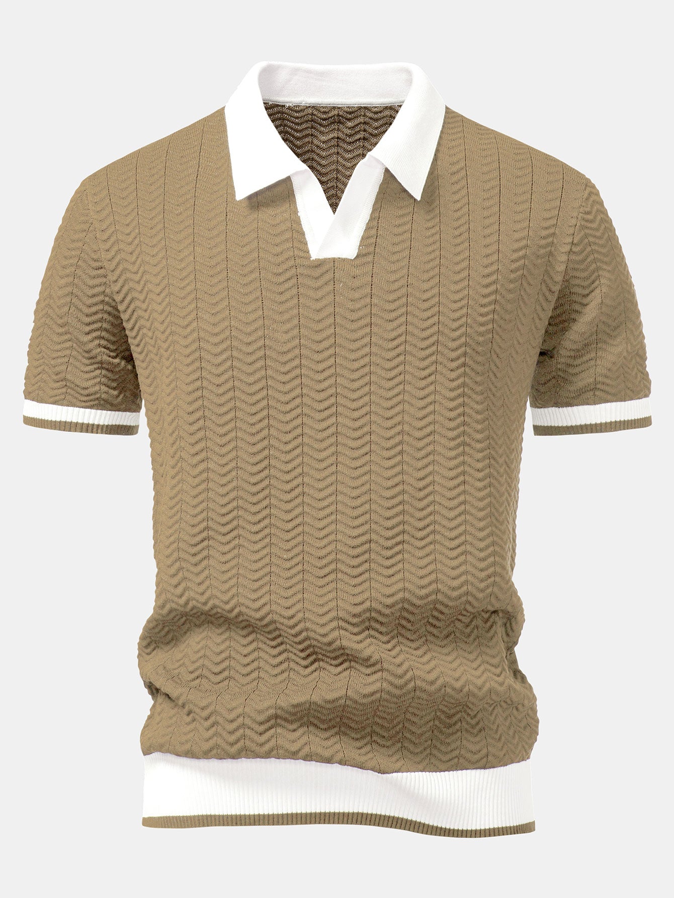 Helvano | Herren-Set Strickpolo &amp; Slim-Fit-Hose