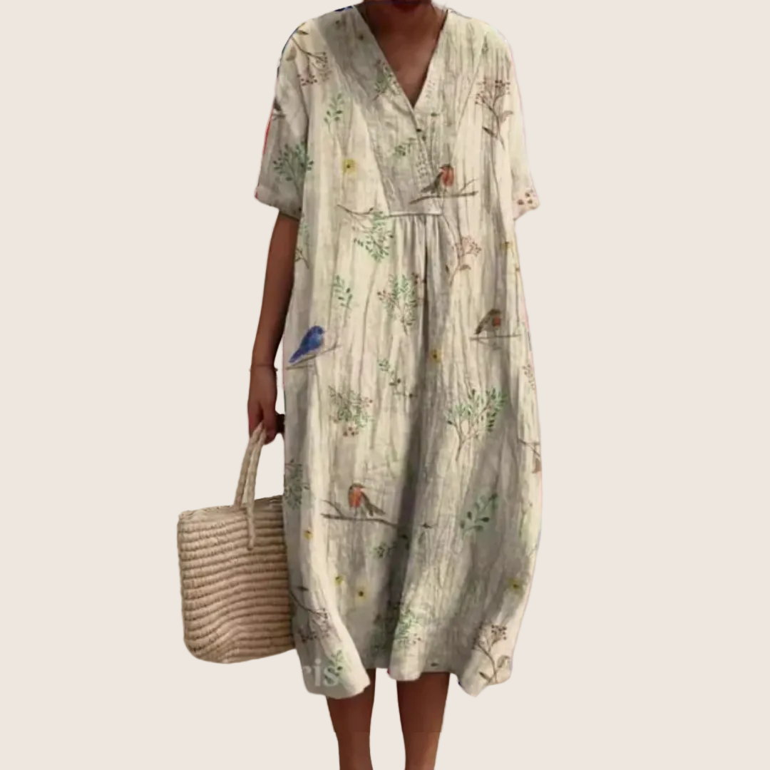 Helvano | Sommerkleid mit Blumenmuster für Damen