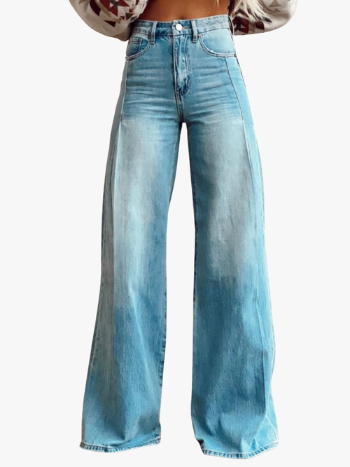 Helvano | Weite Hose für Damen in Blau