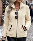 Helvano | Kuschelige Damen-Jacke mit Reissverschluss