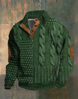 Helvano | Casual Sweatshirt mit Stehkragen für Herren