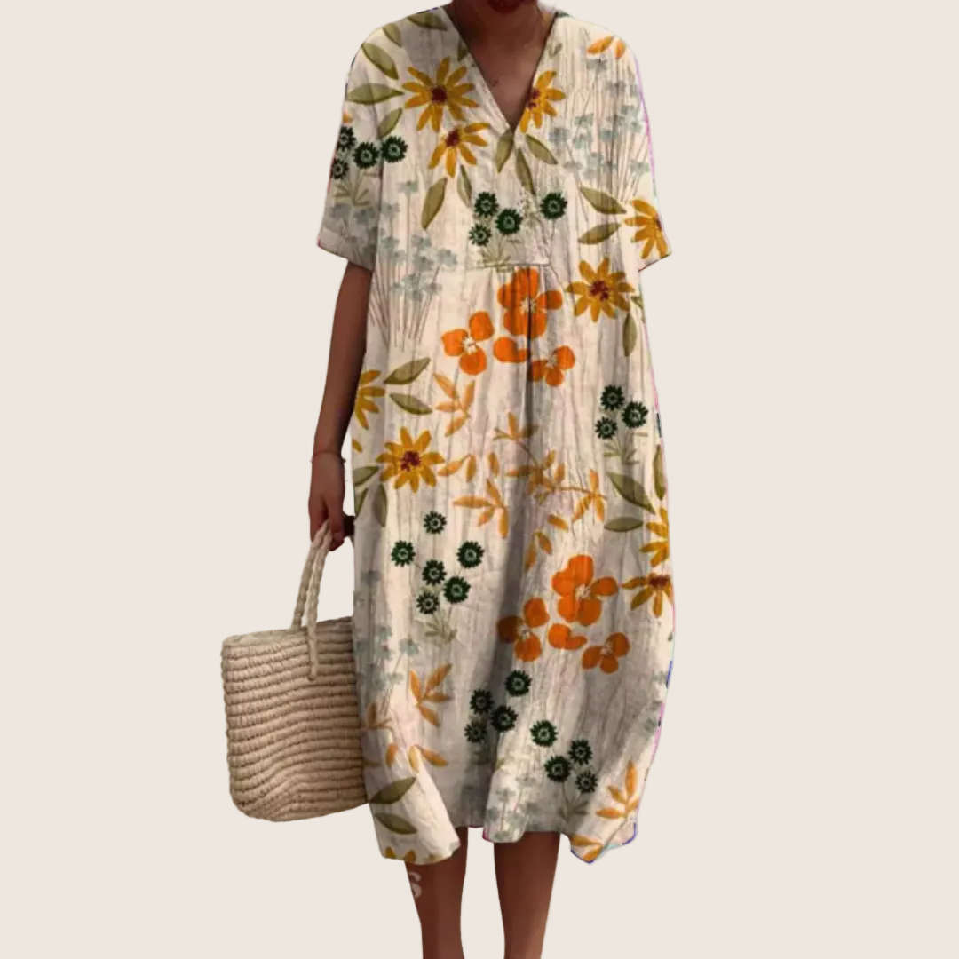 Helvano | Sommerkleid mit Blumenmuster für Damen
