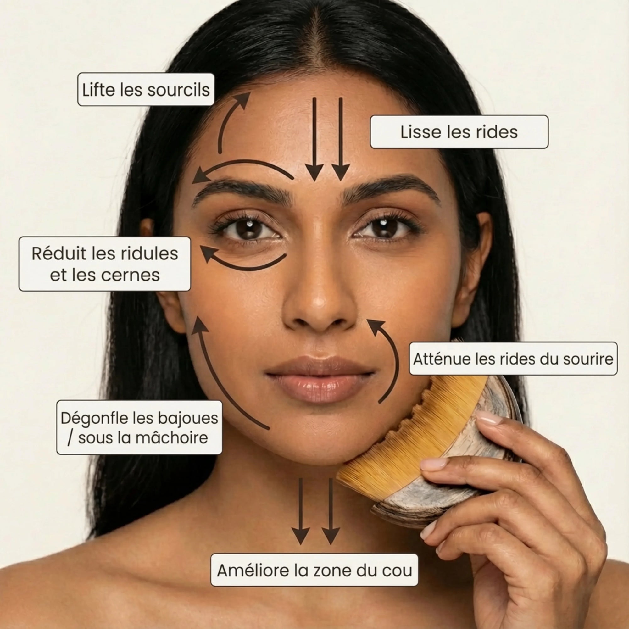 Helvano | Gesichtsbürste zum Modellieren