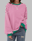 Helvano | Gestreiftes Langarm-Sweatshirt für Damen