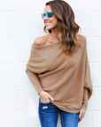 Helvano | Schulterfreier Strickpullover für Damen